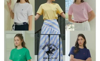 톱배우들도 쓴다는 여성 코튼 반팔 티셔츠 5종 추천상품