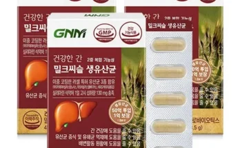 다른 고객님들도 많이 보고 있는 GNM 건강한 간 밀크씨슬 실리마린 비타민B 12박스 총12개월분 추천상품