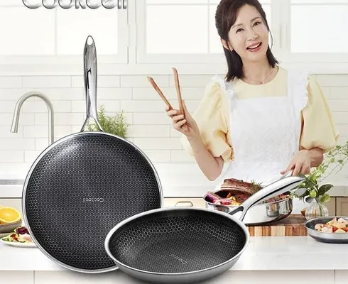 엄마들 사이에서 난리난 전인화의 쿡셀 세라믹 더블 블랙큐브 프라이팬 28cm9L 특대곰솥 지금 구매하세요